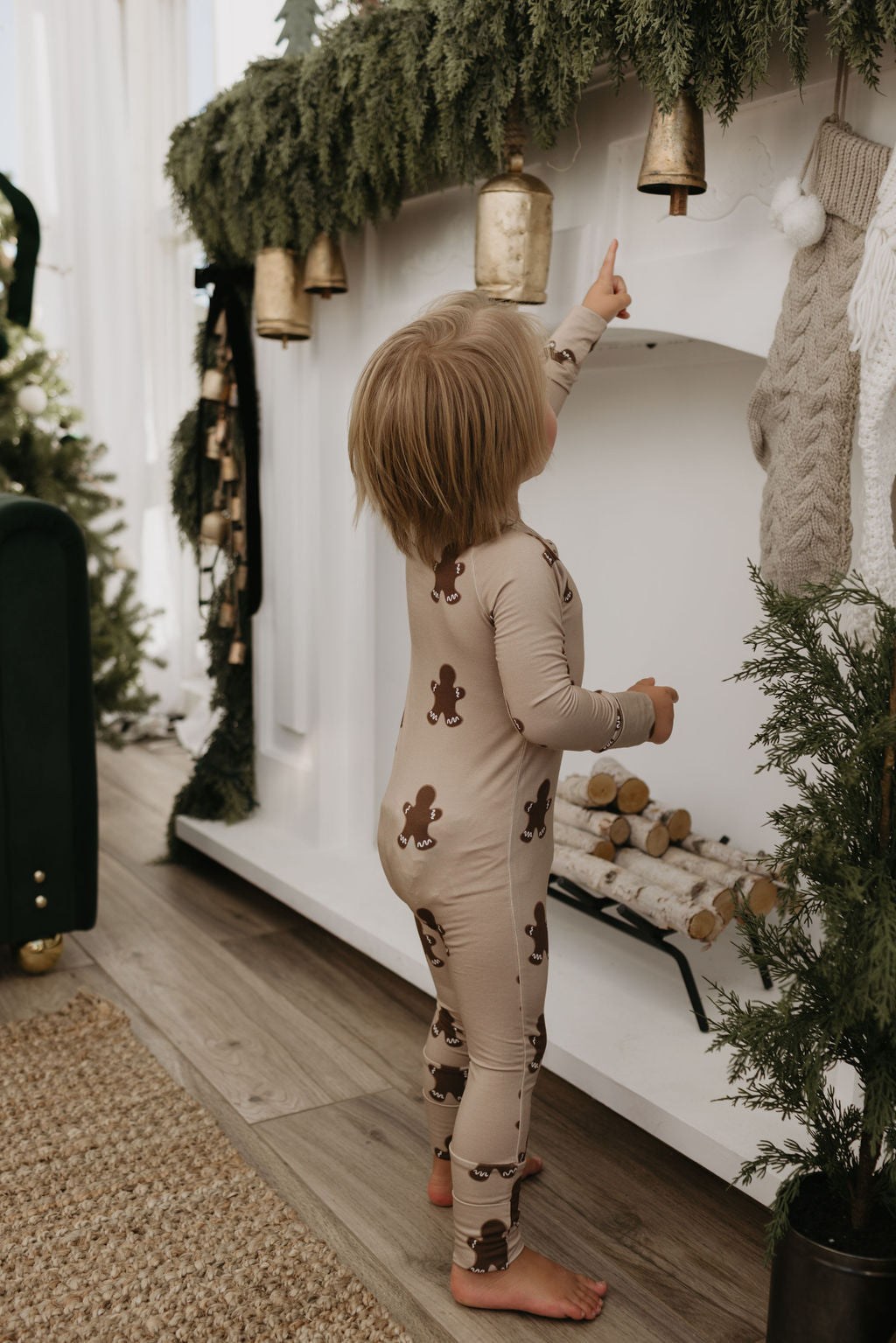 Forever French Bamboo Romper - Gingerbread