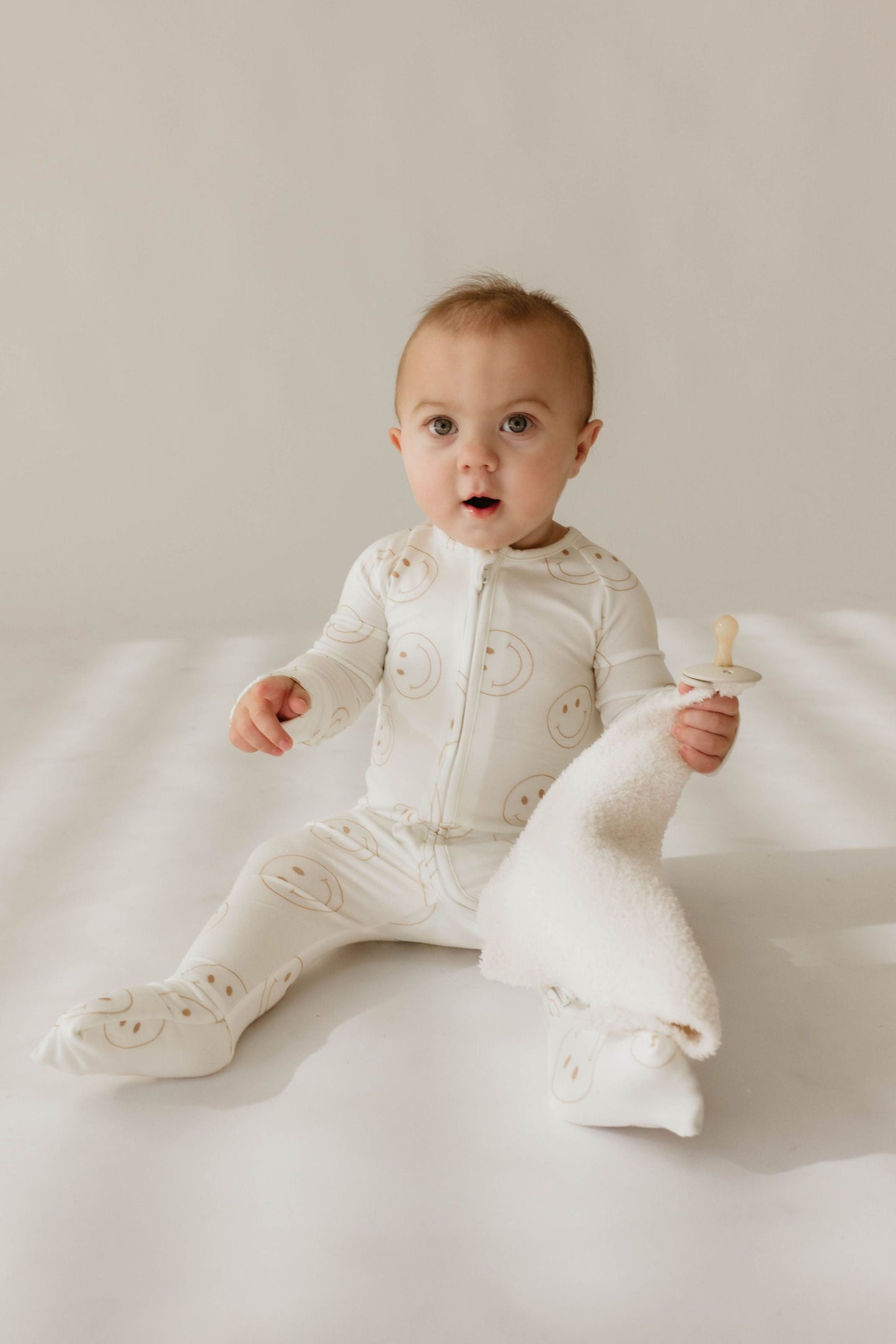 Forever French Bamboo Zip Pajamas - Just Smile