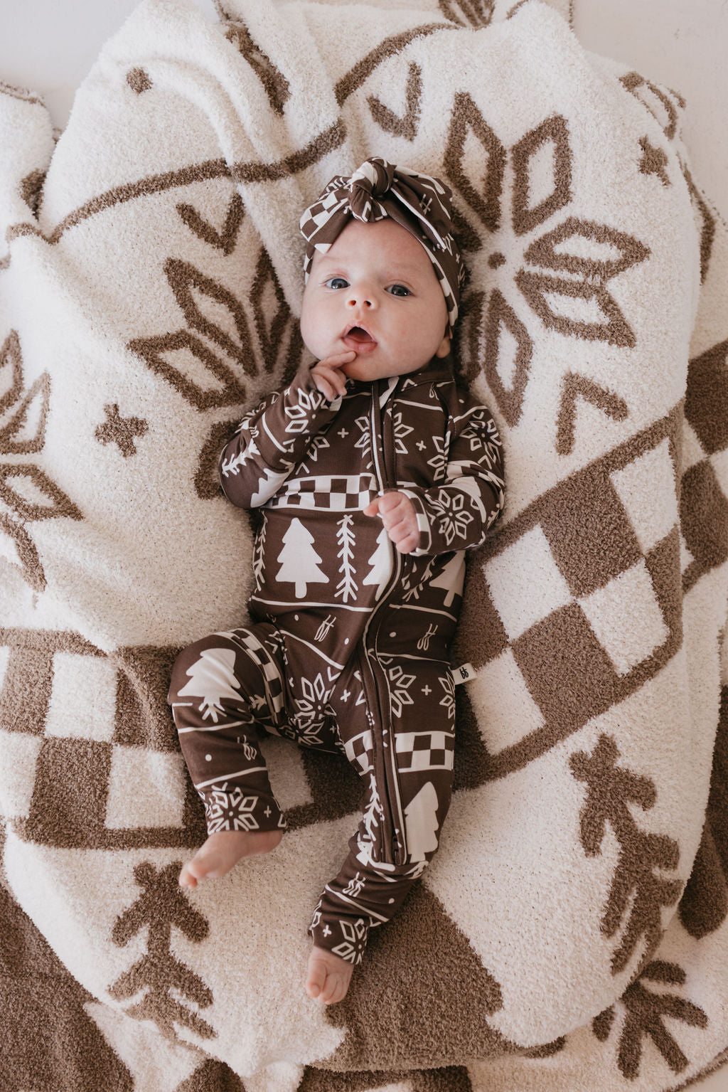 Forever French Bamboo Romper - Forever Fair Isle