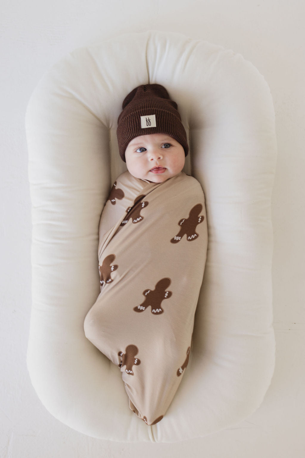 Forever French Bamboo Swaddle - Gingerbread