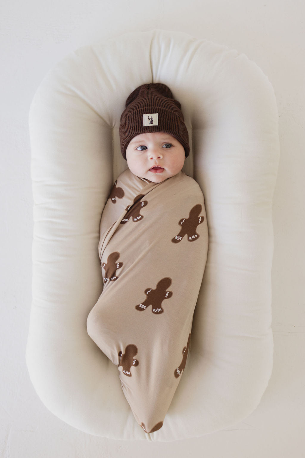 Forever French Bamboo Swaddle - Gingerbread