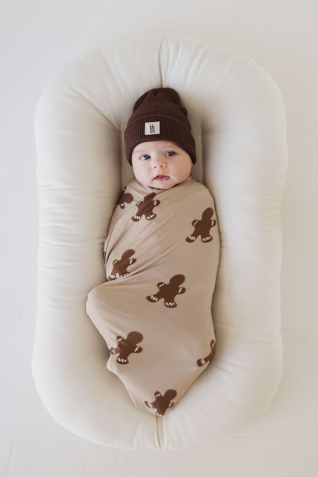 Forever French Bamboo Swaddle - Gingerbread