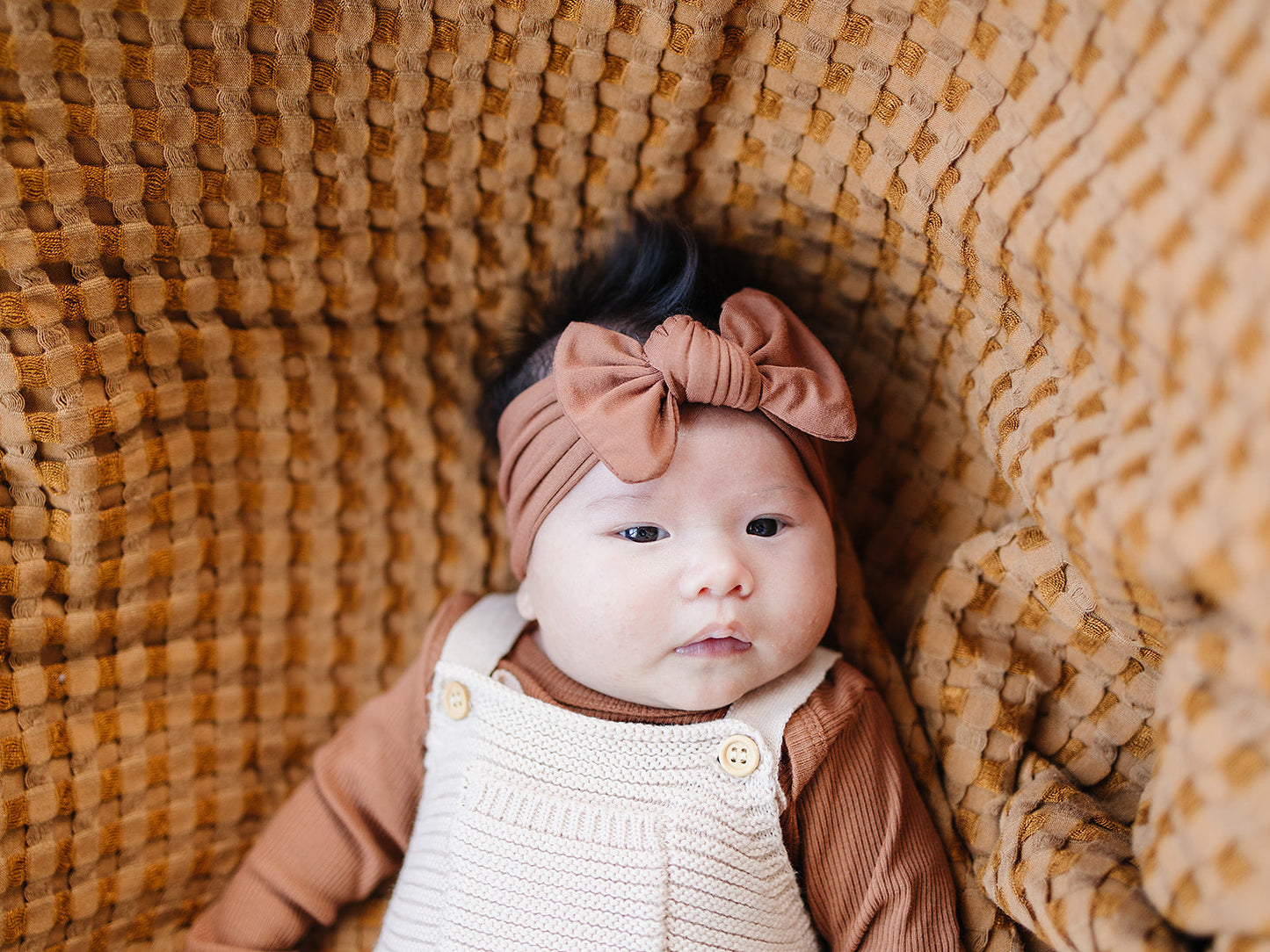Mebie Baby Bamboo Head Wrap - Rust