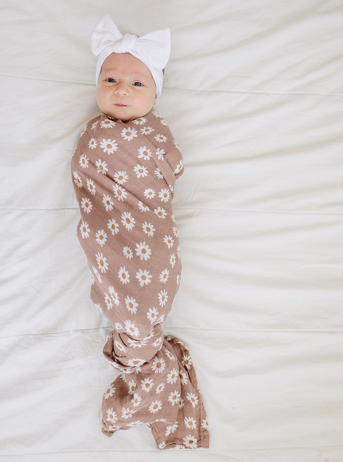 Mebie Baby Muslin Swaddle Blanket - Daisy Dream