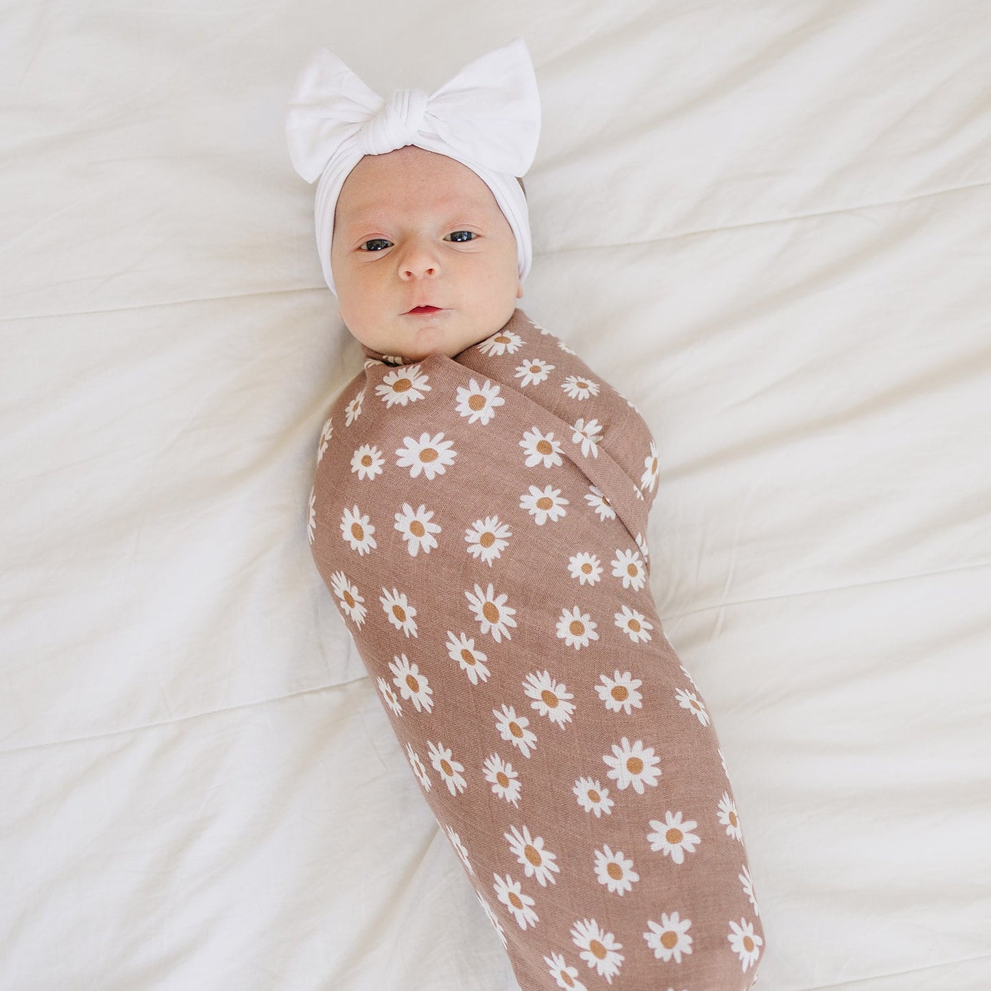 Mebie Baby Muslin Swaddle Blanket - Daisy Dream