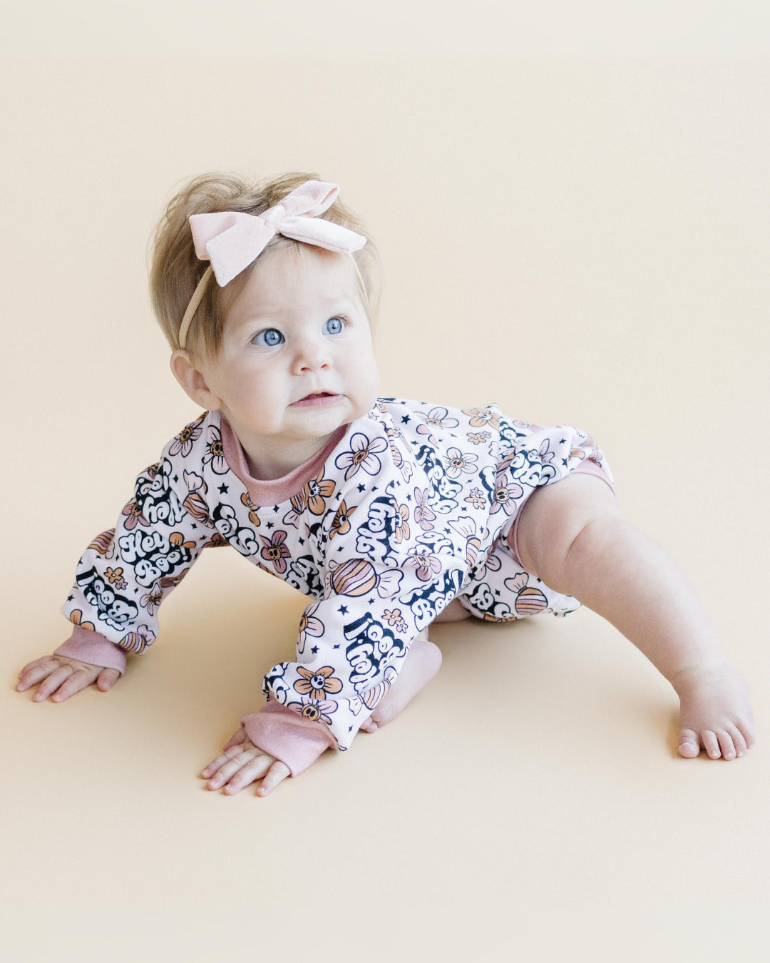 LPK Bubble Romper - Hey Boo