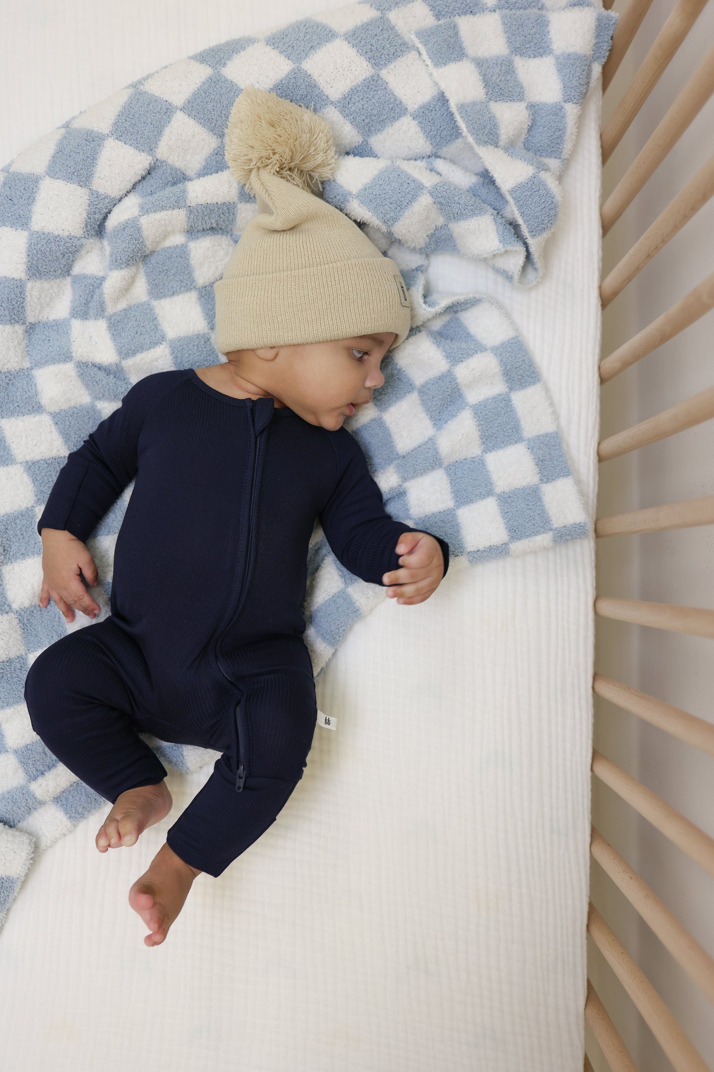 Forever French Plush Blanket - Morning Check