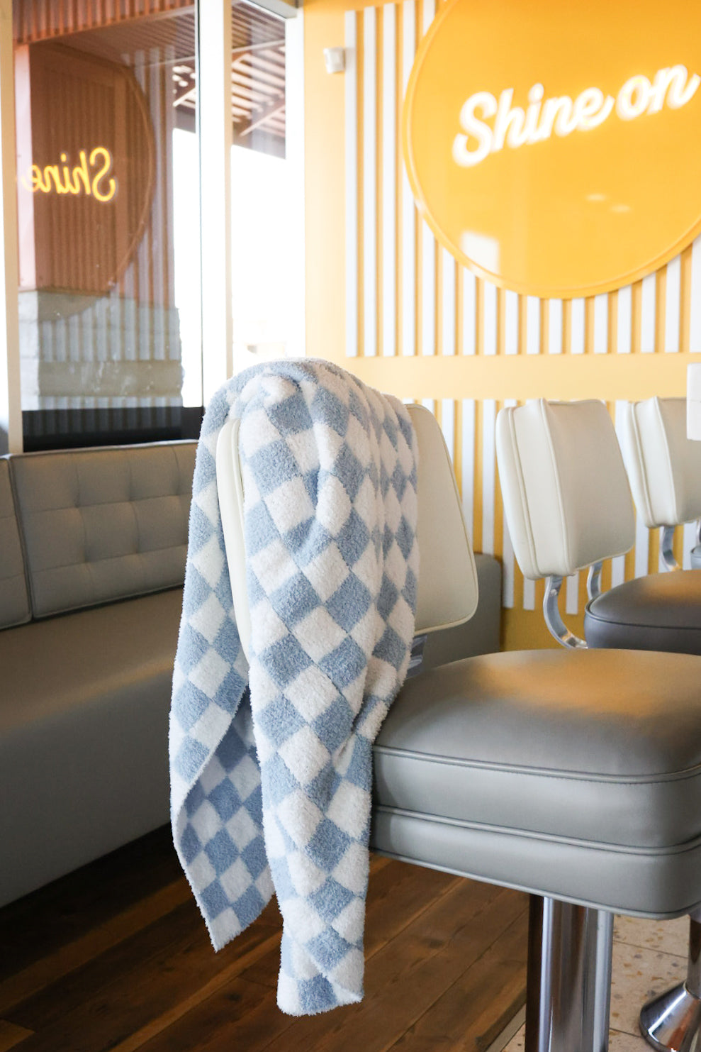 Forever French Plush Blanket - Morning Check