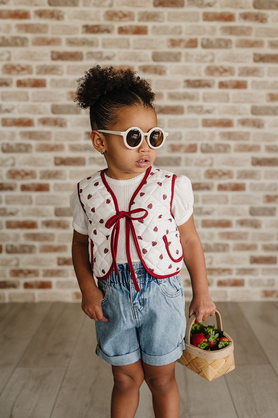 Mebie Baby Girls Denim Shorts