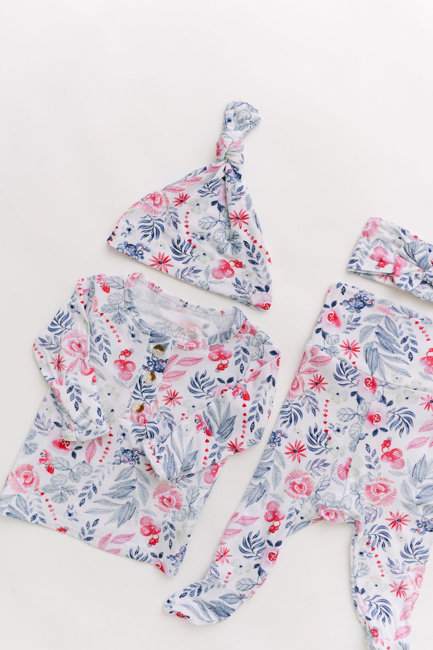 Stroller Society Top + Bottom Set - Bloom