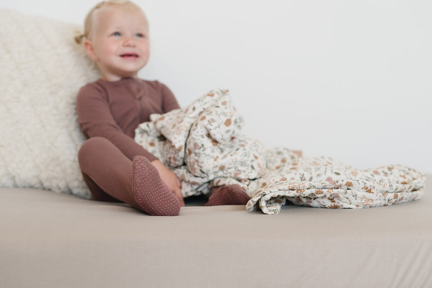 Mebie Baby Muslin Swaddle - Meadow Floral