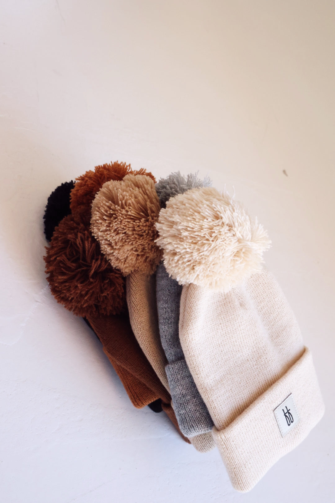 Forever French Knit Pom Top Beanie - Chestnut