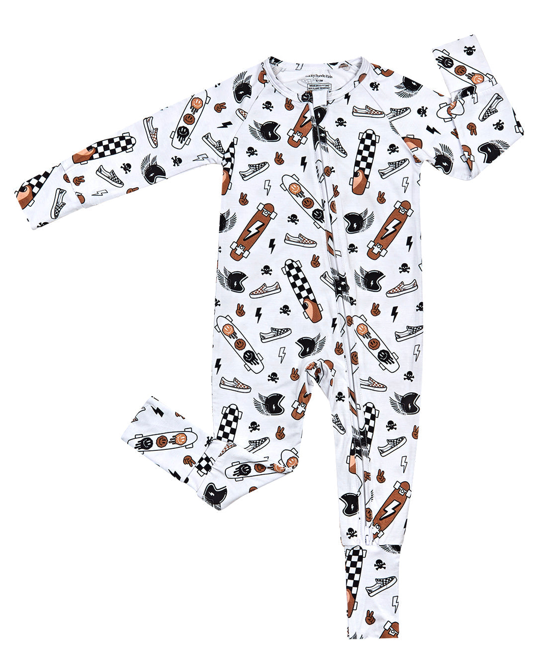 LPK Bamboo Zip Romper - Sk8er