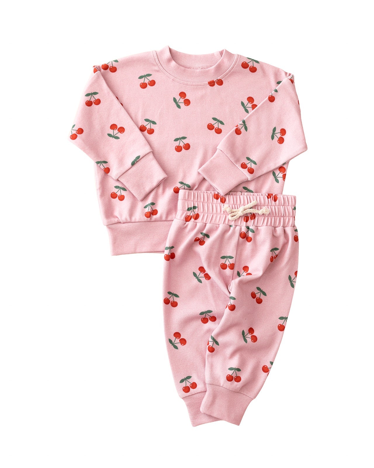 LPK Jogger Set - Blush & Cherry