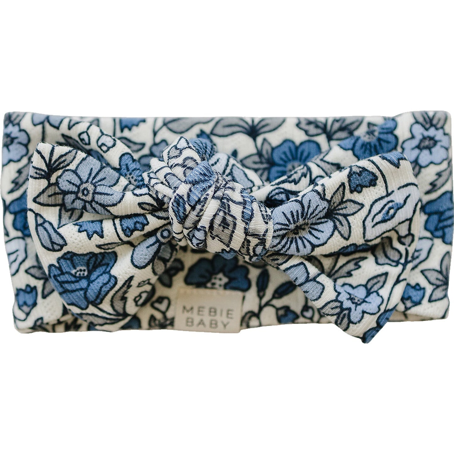 Mebie Baby Bluebell Pointelle Bamboo Head Wrap