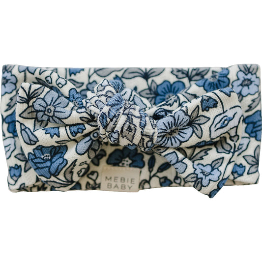 Mebie Baby Bluebell Pointelle Bamboo Head Wrap
