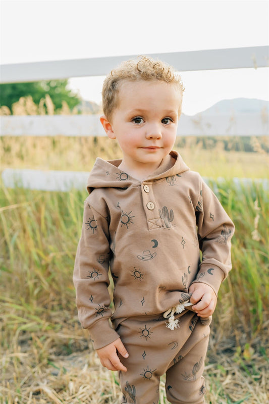 Mebie Baby Hooded Set - Western