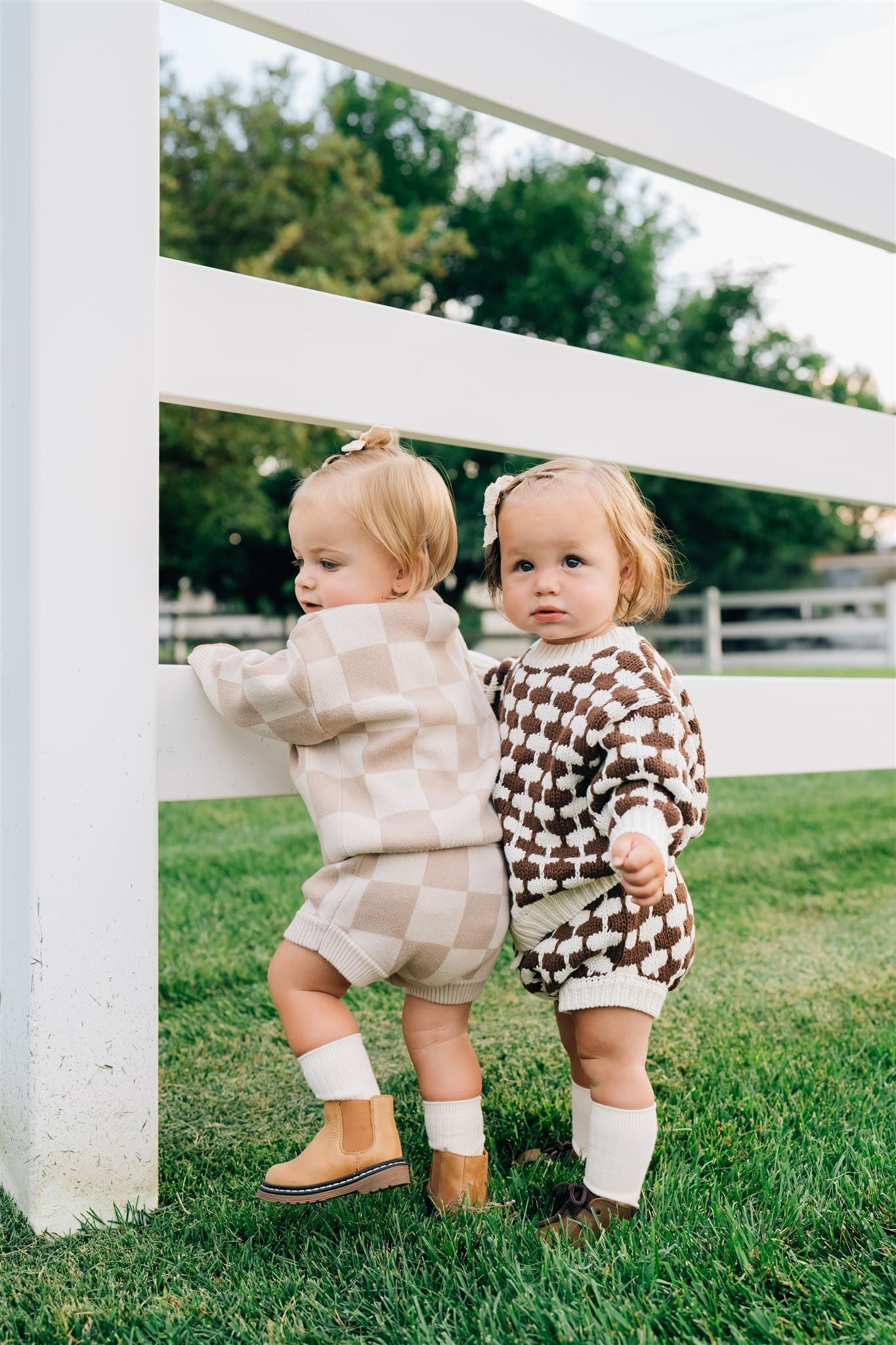 Mebie Baby Checkered Knit Bloomers