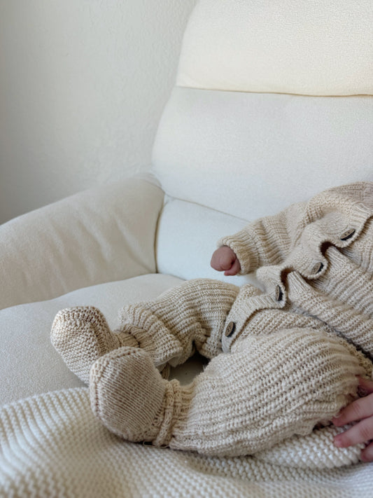 Luna + Luca Classic Booties - French Cream