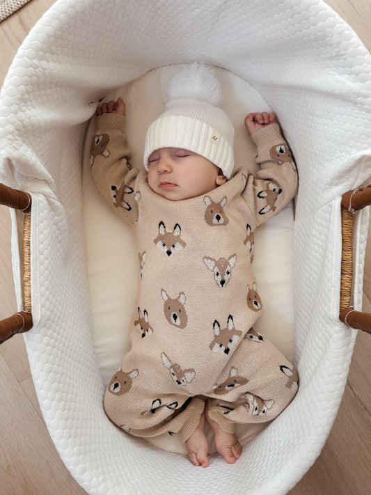 Luna + Luca Woodland Jacquard Jumpsuit
