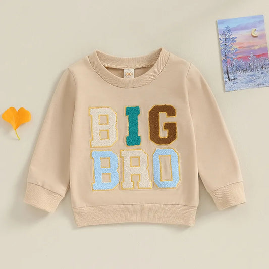 'Big Bro' Embroidered Top
