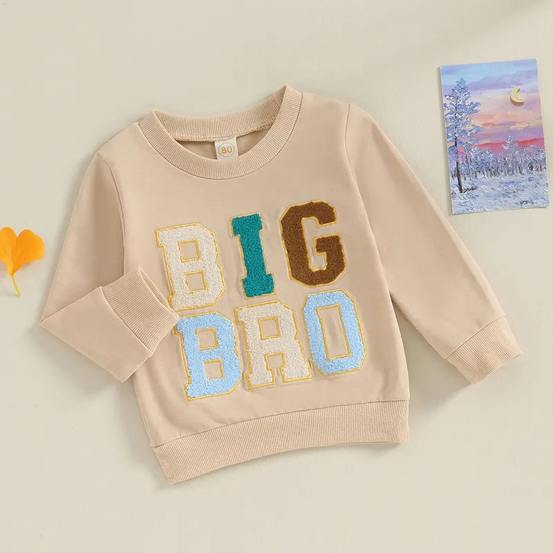 'Big Bro' Embroidered Top