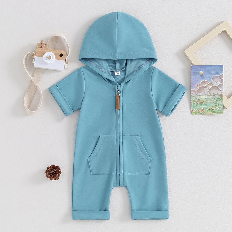 Graham Zip Up Romper