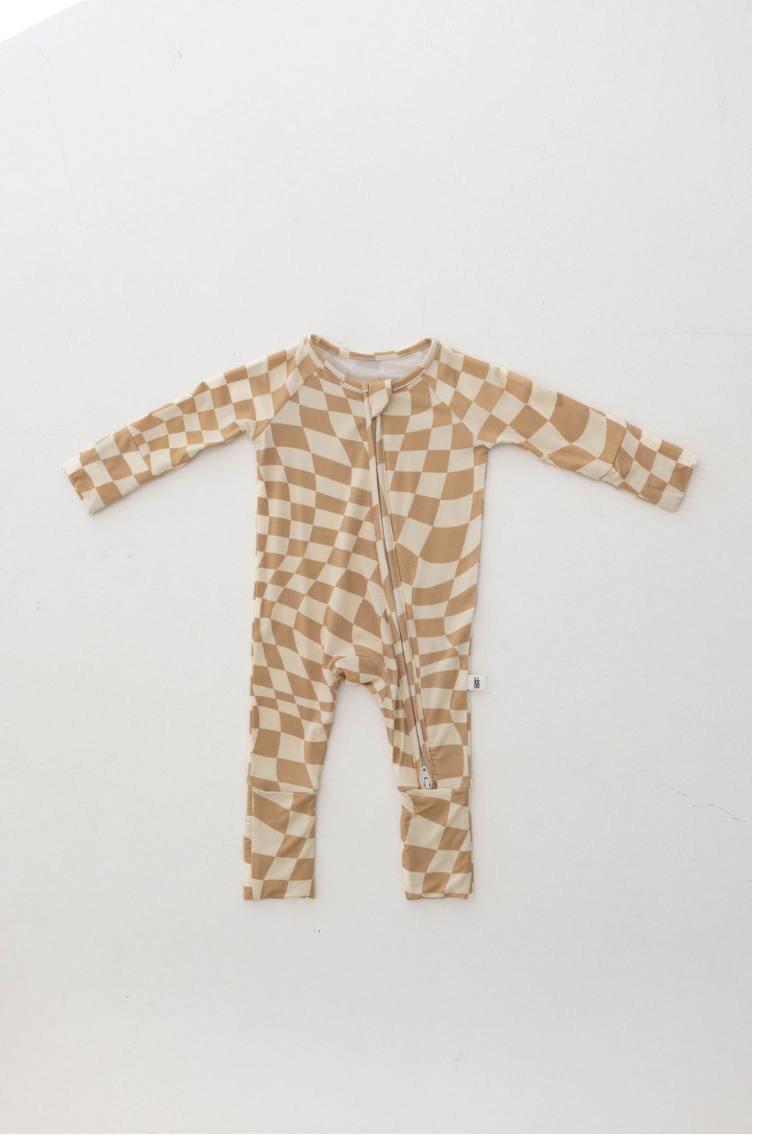 Forever French Bamboo Romper - Gold Coast