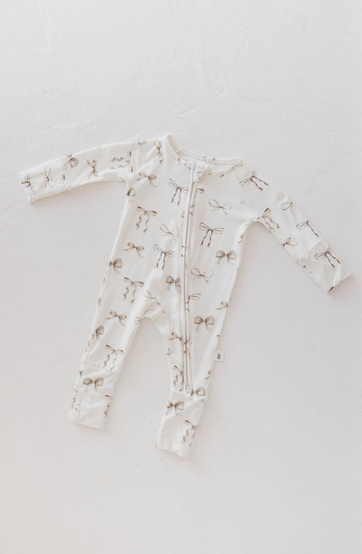 Kendy x FF Bamboo Romper - Bows