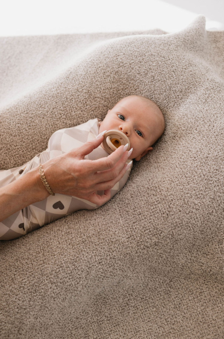 Forever French Bamboo Swaddle - Check your Heart