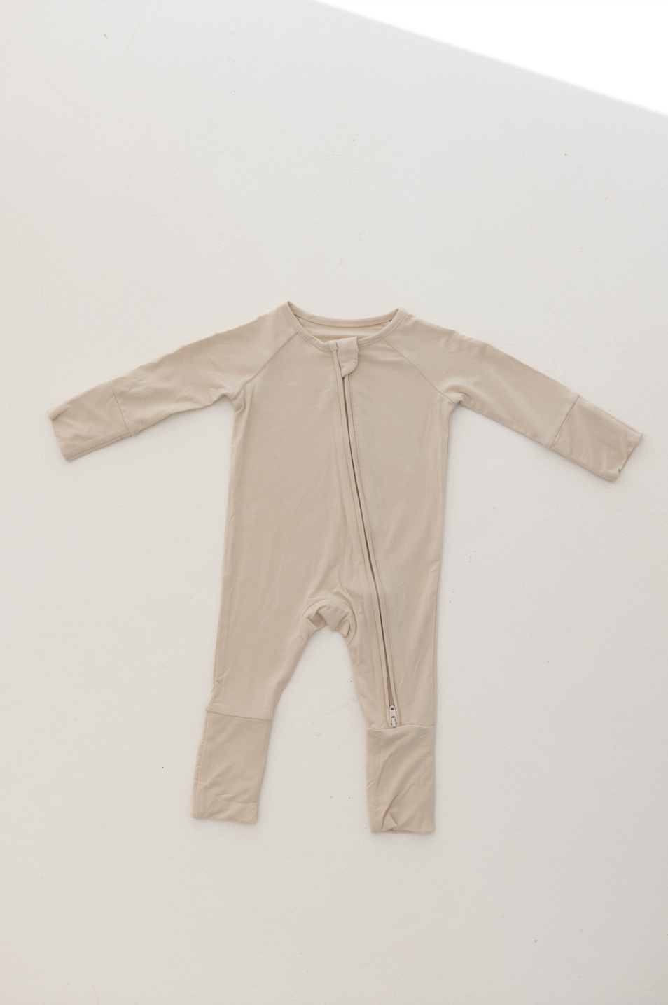 Forever French Bamboo Zip Pajamas - Camel