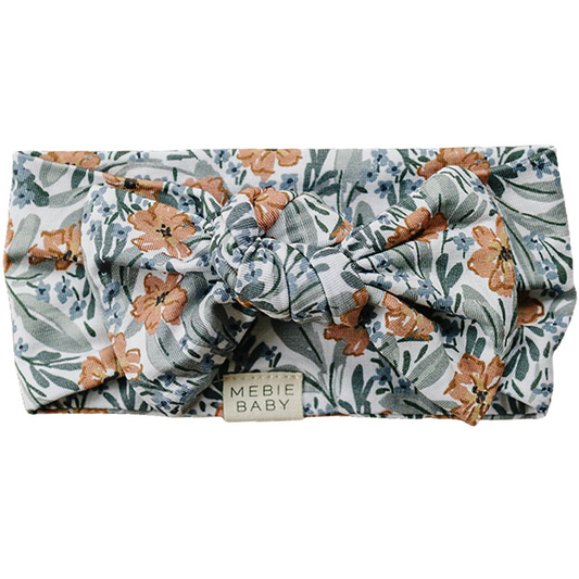 Mebie Baby Bamboo Head Wrap - Dainty Meadow