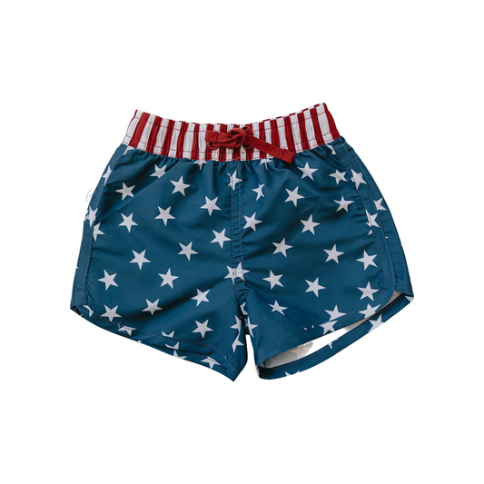 Mebie Baby Swim Shorts - Stars & Stripes