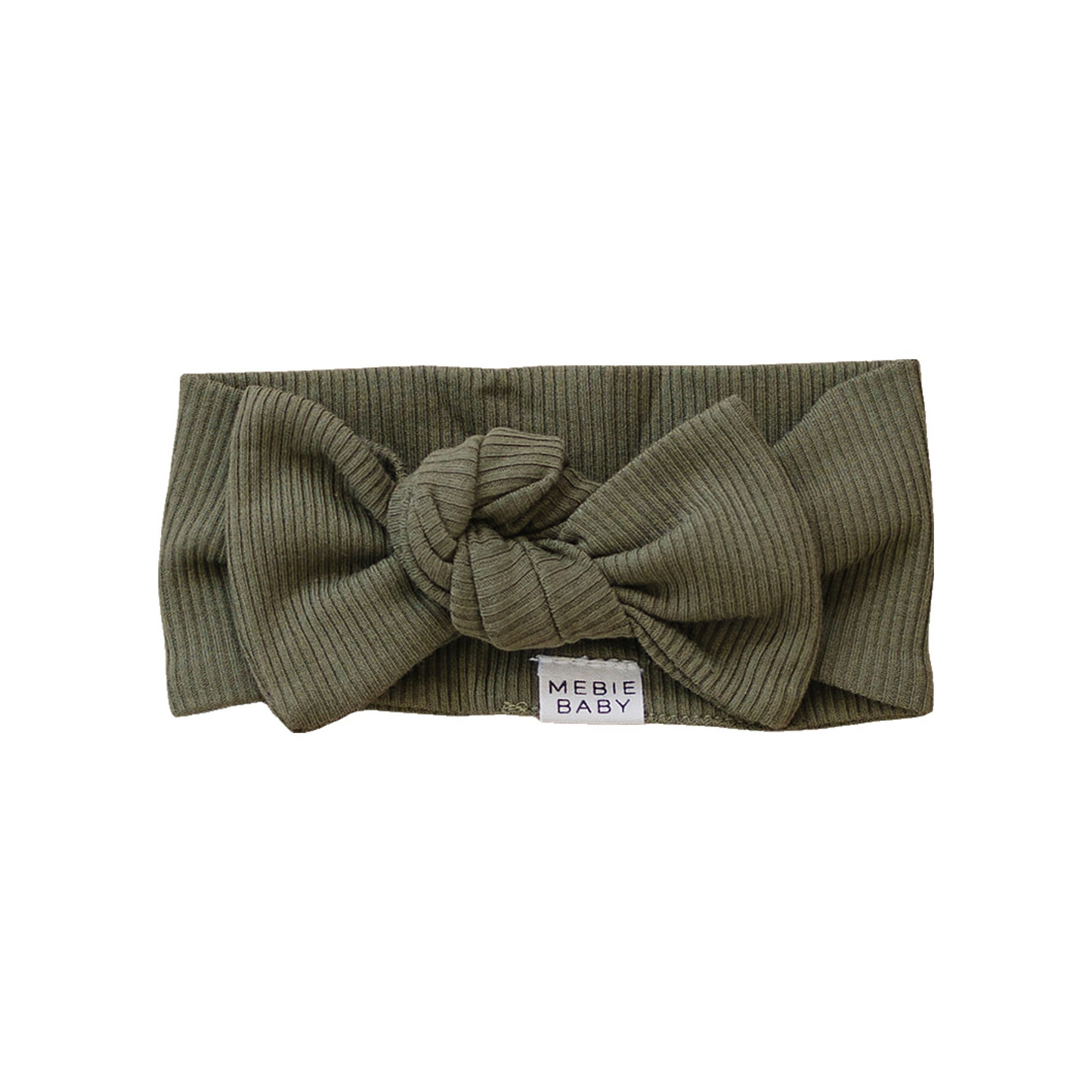 Mebie Baby Ribbed Head Wrap - Winter Green