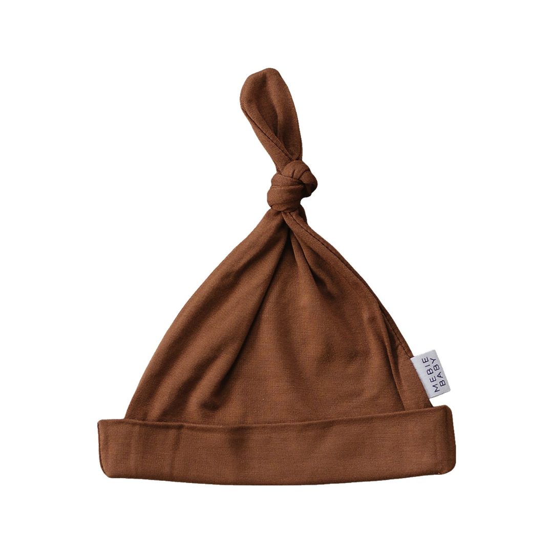 Mebie Baby Bamboo Knot Hat - Rust