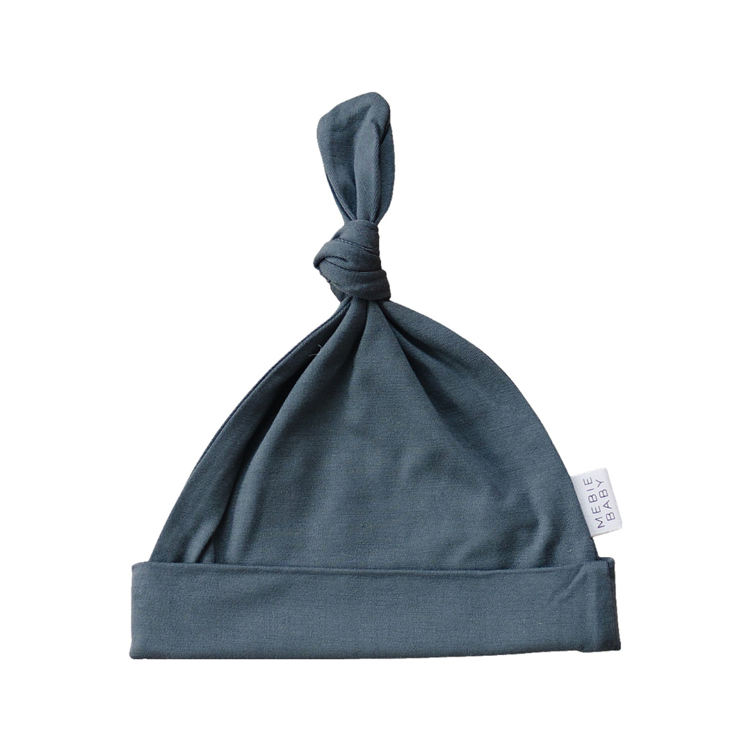Mebie Baby Bamboo Knot Hat - Charcoal