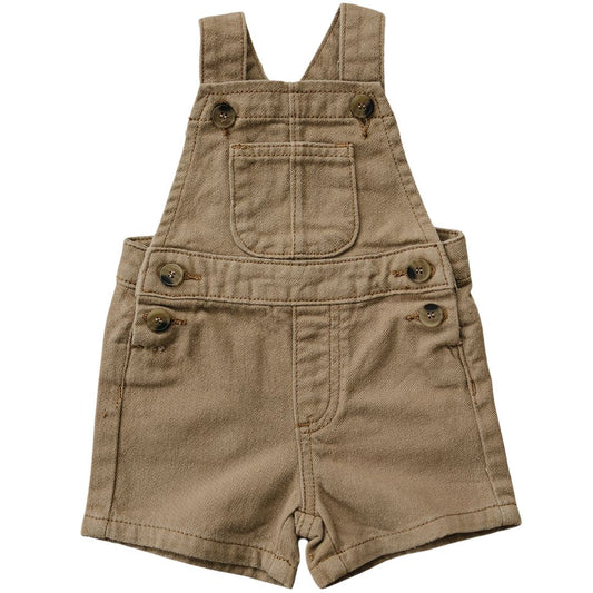 Mebie Baby Twill Overalls - Tan
