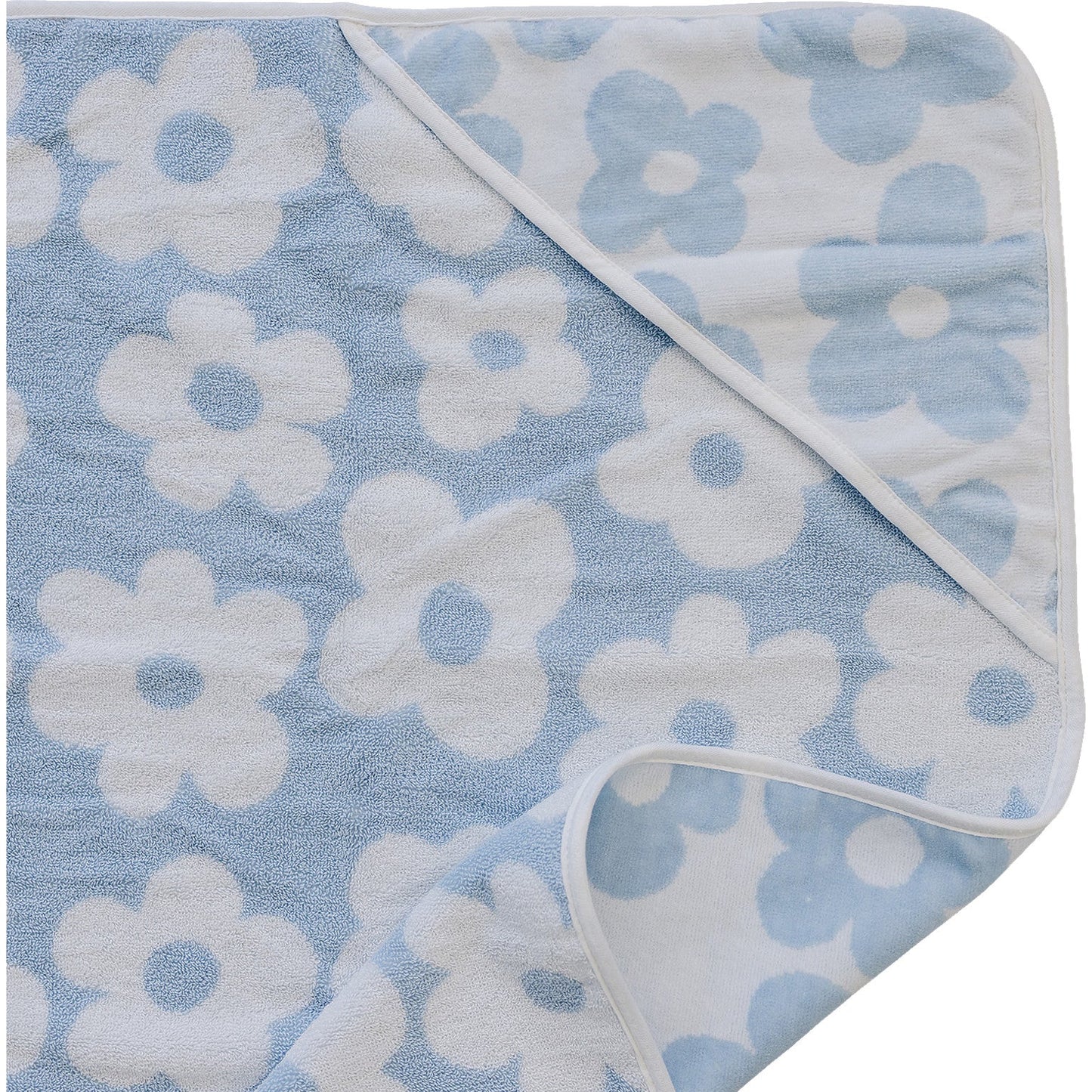Mebie Baby Coastal Floral Hooded Towel