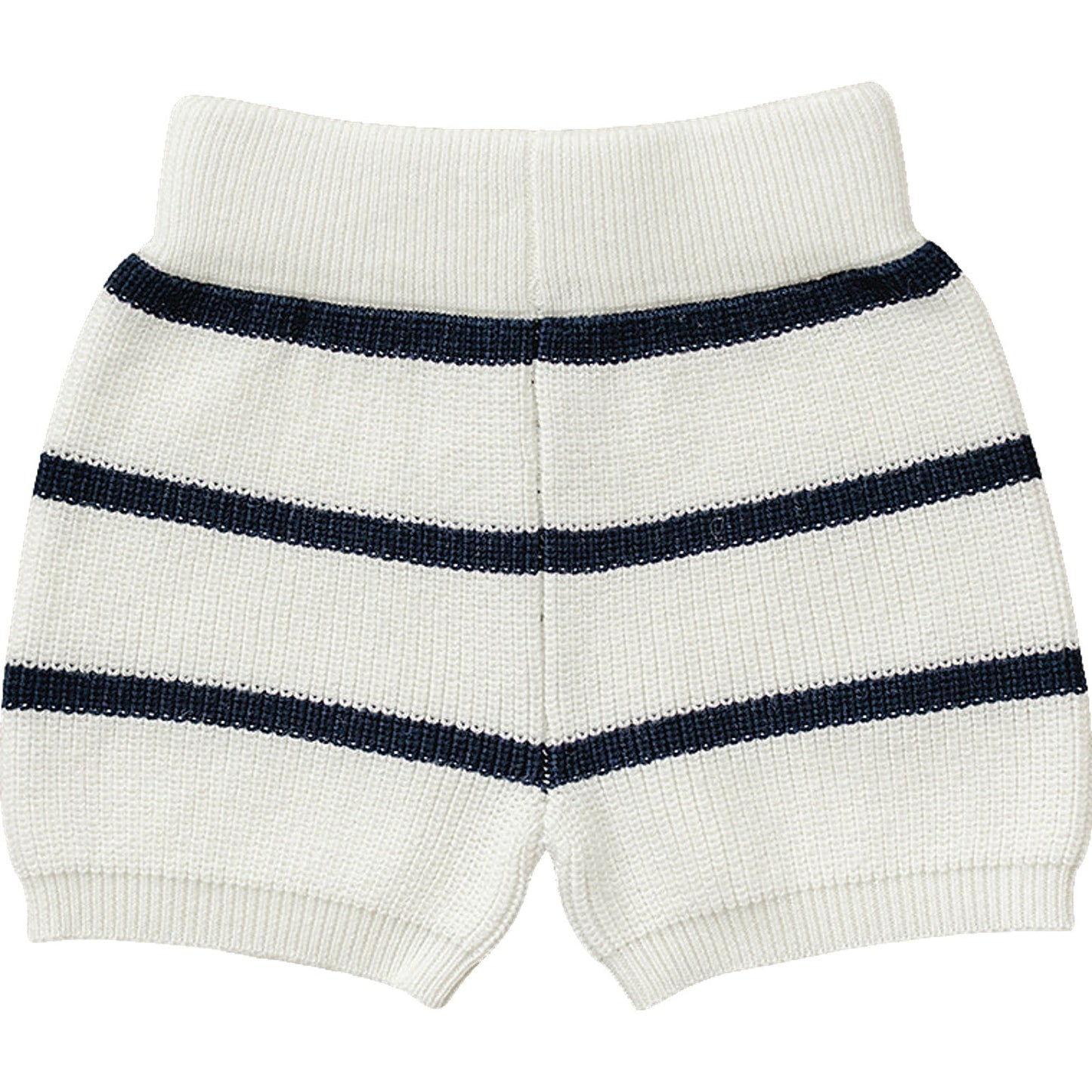 Mebie Baby Navy Stripe Knit Shorts