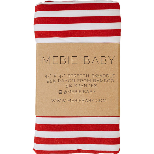 Mebie Baby Bamboo Stretch Swaddle - Stripes