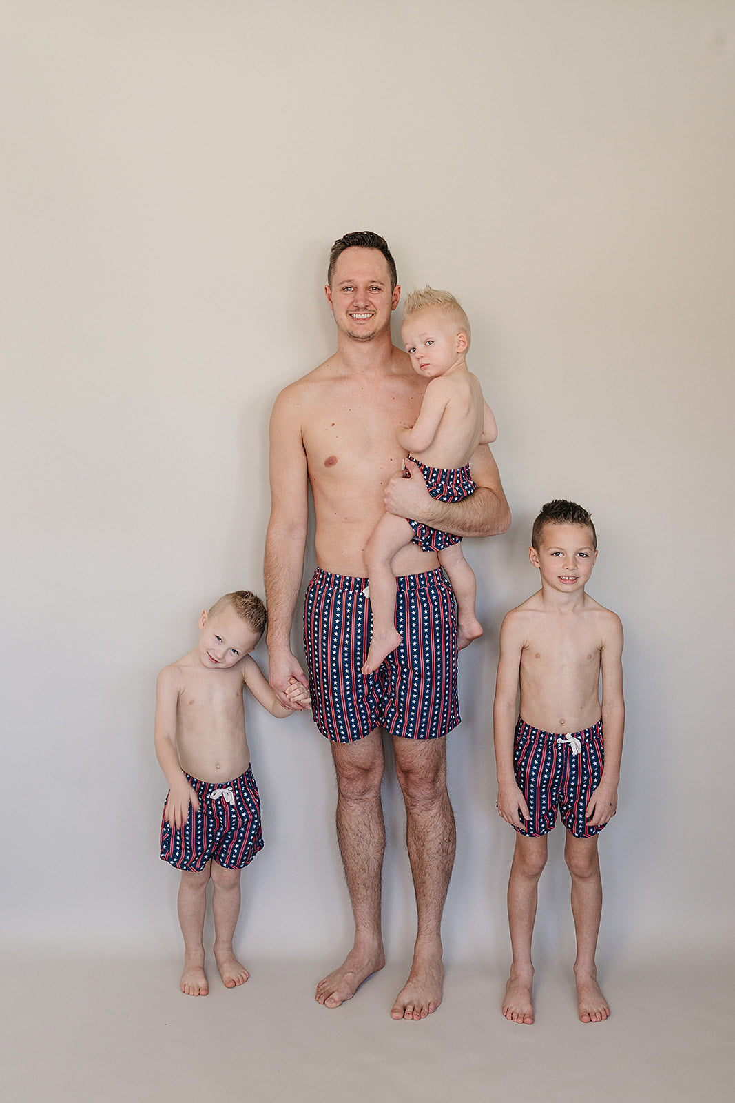 Mebie Baby Americana Swim Shorts