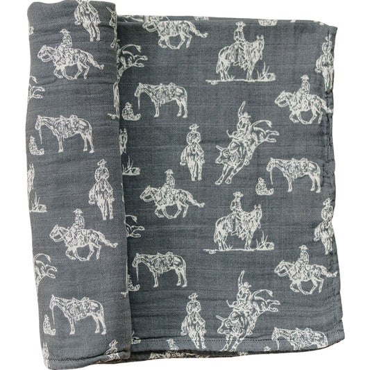 Mebie Baby Muslin Swaddle - Wild West