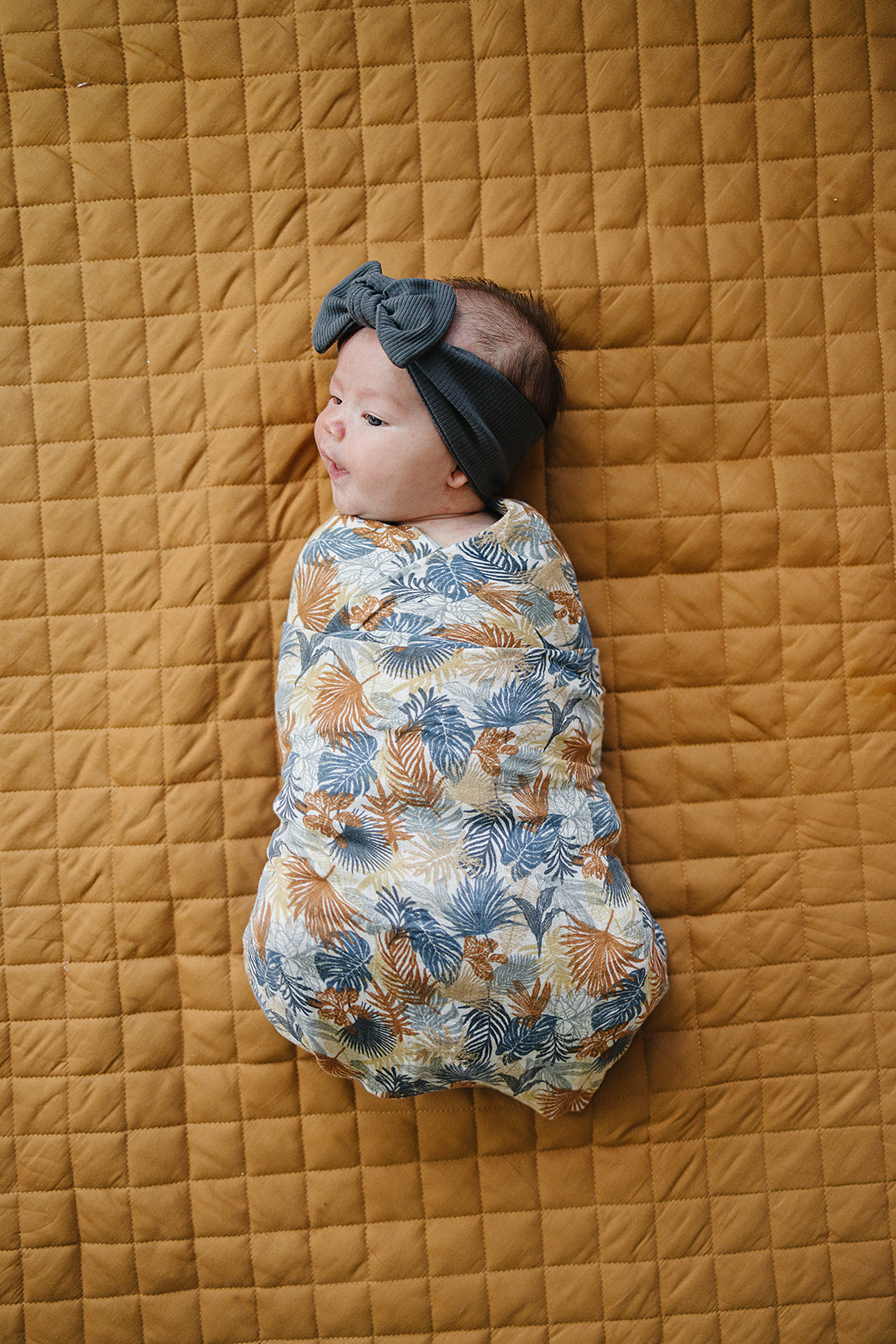 Mebie Baby Muslin Swaddle - Paradise Palms