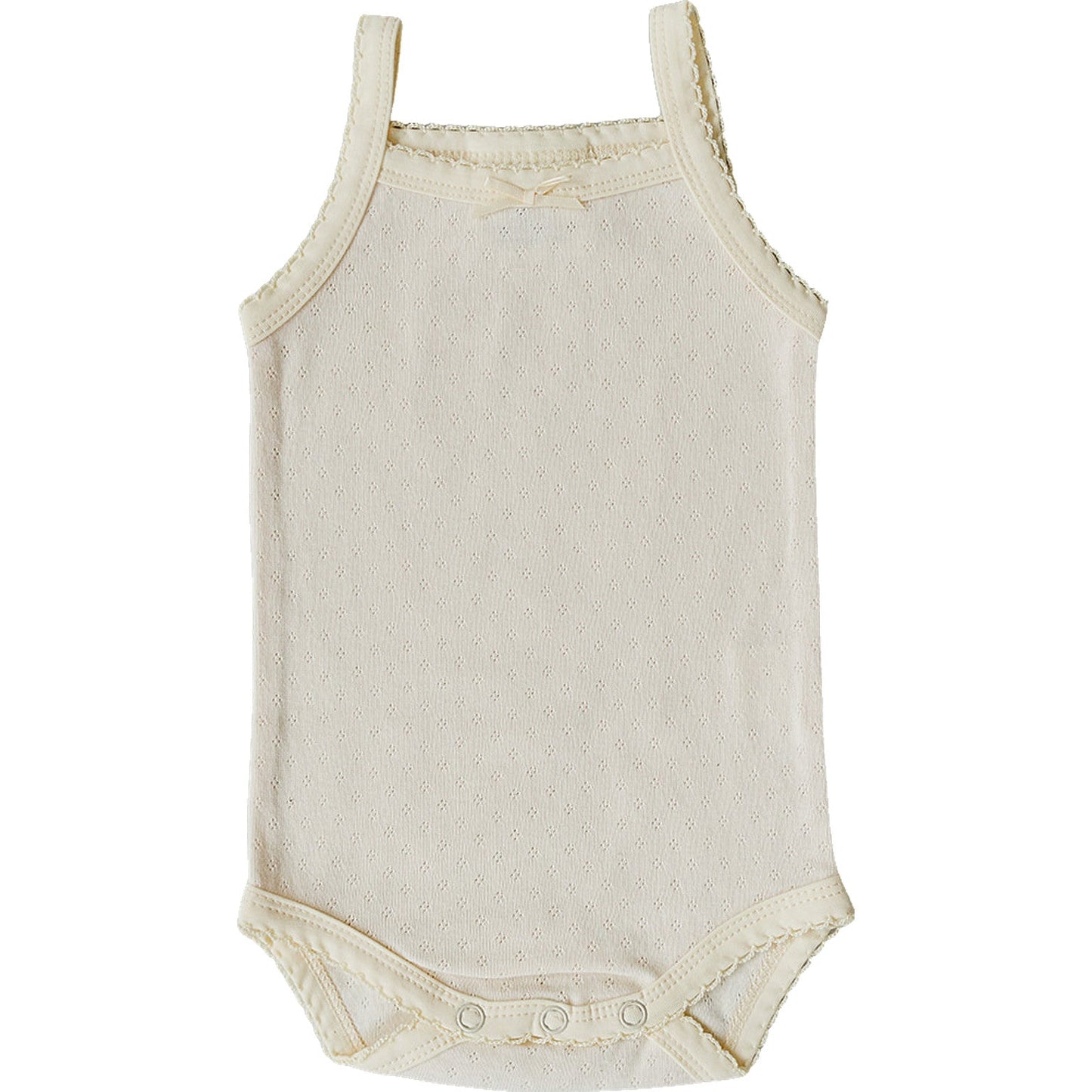Mebie Baby Yellow Pointelle Tank Bodysuit