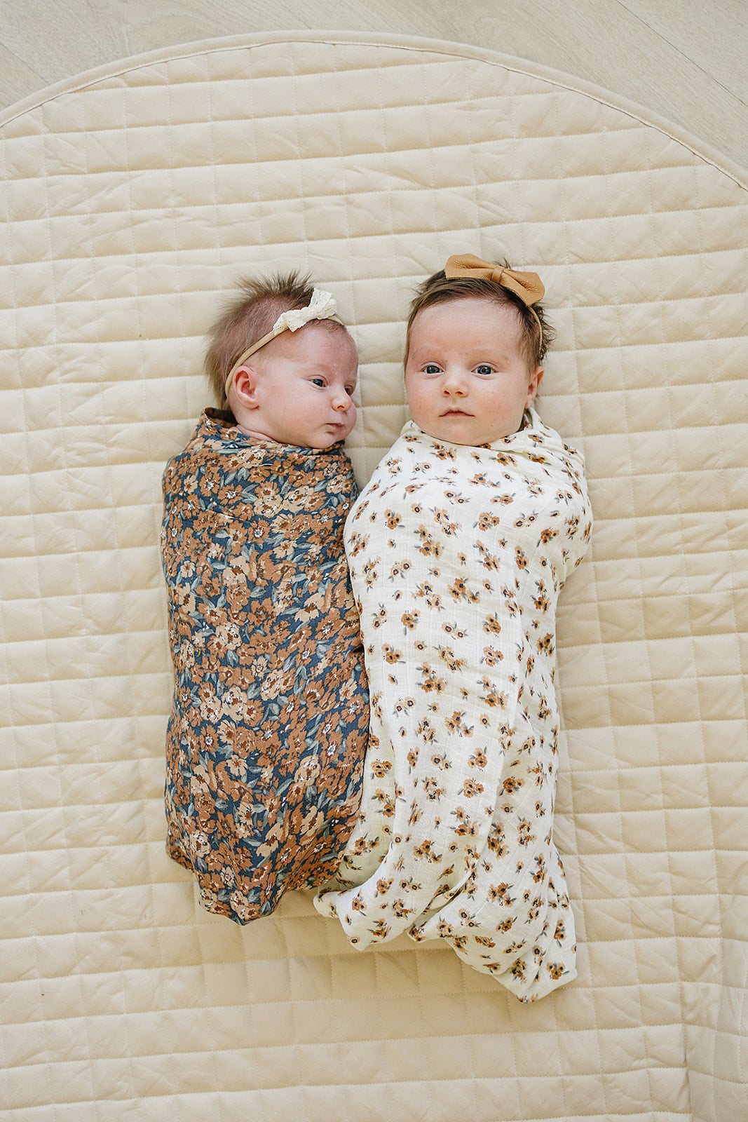 Mebie Baby Muslin Swaddle Blanket - Autumn Bloom