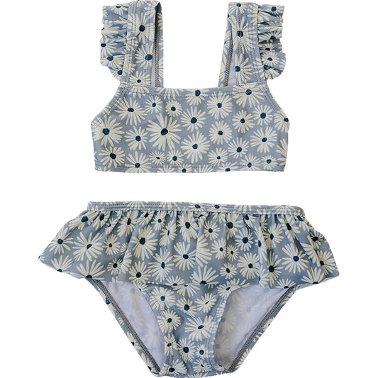 Mebie Baby Daisy Ruffle Bikini Set