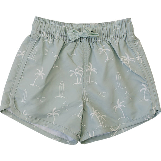 Mebie Baby Sage Surfer Swim Shorts
