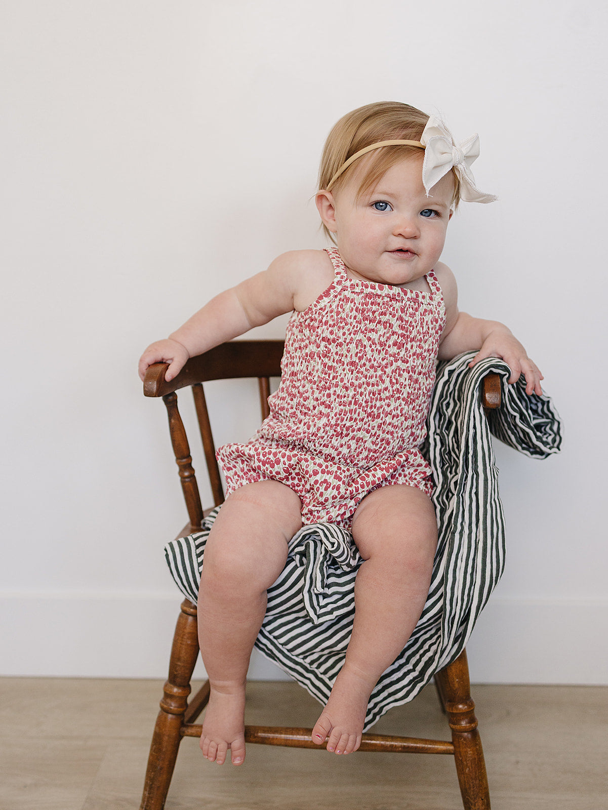 Mebie Baby Tulip Ruched Bloomer Set