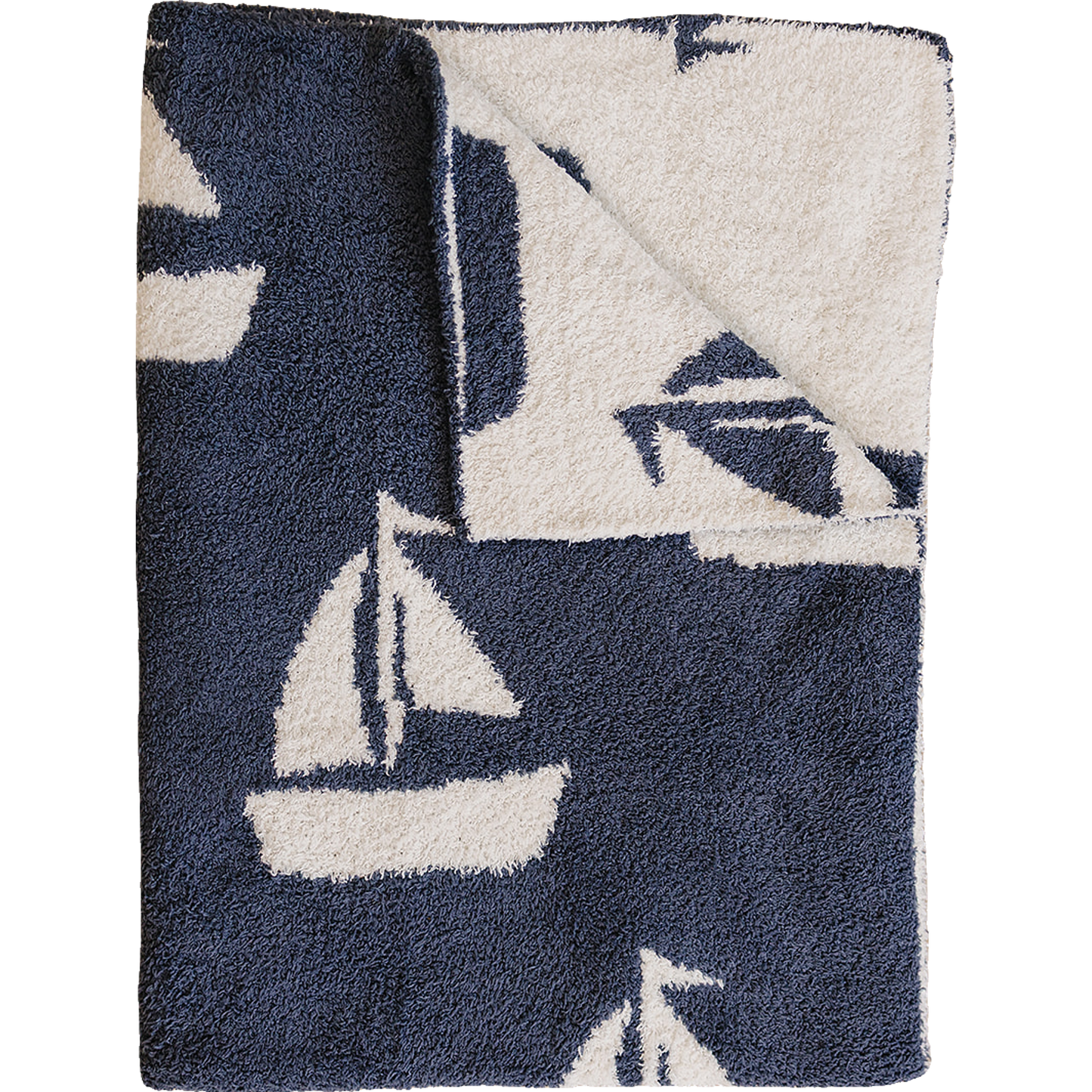 Mebie Baby Sailboat Plush Blanket