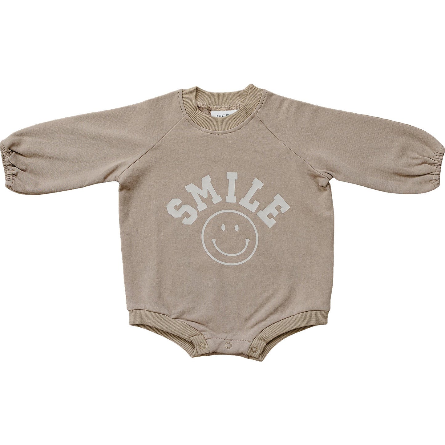 Mebie Baby Smile French Terry Bodysuit